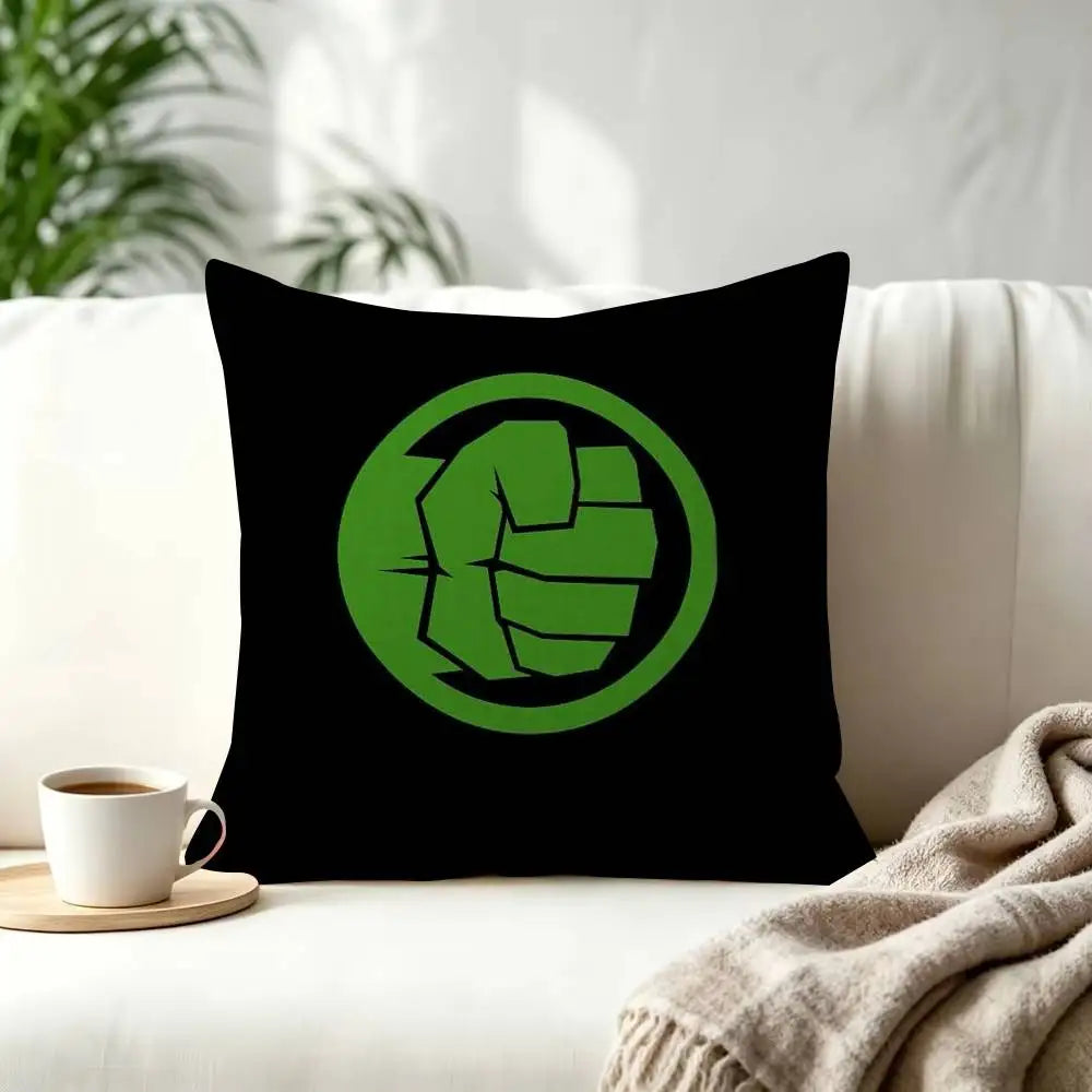 Poszewka na poduszkę Hulk – logo z pięścią