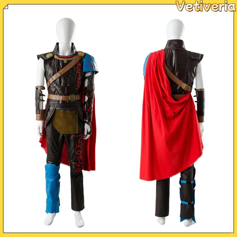 Kostium cosplay Thor: Ragnarok – strój gladiatora z peleryną