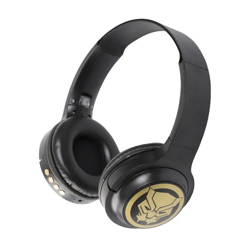 Słuchawki Bluetooth Avengers Black Panther – Czarno-złote