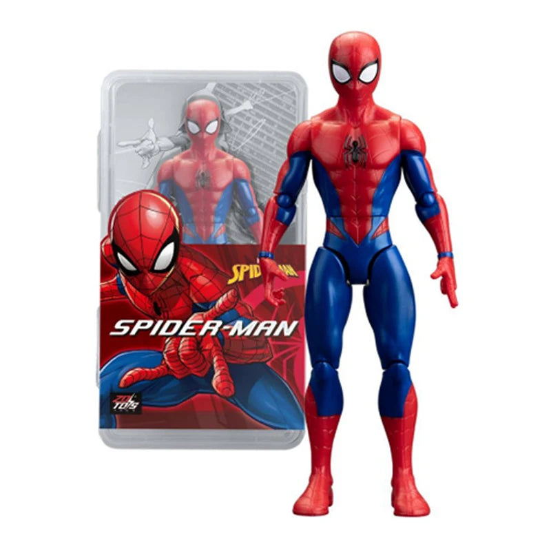 Zestaw Avengers - kolekcja wielu postaci: Iron Man, Thor, Hulk, Spider-Man 18 cm