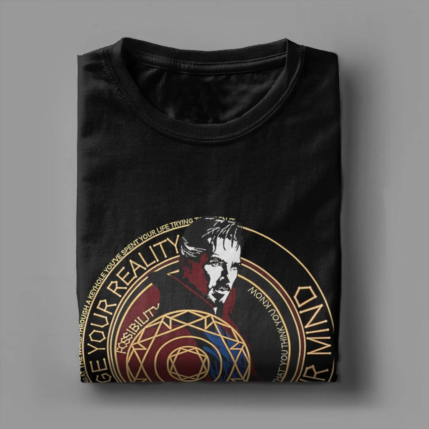 T-shirt Doctor Strange – mistyczny krąg „Change Your Reality”, męski