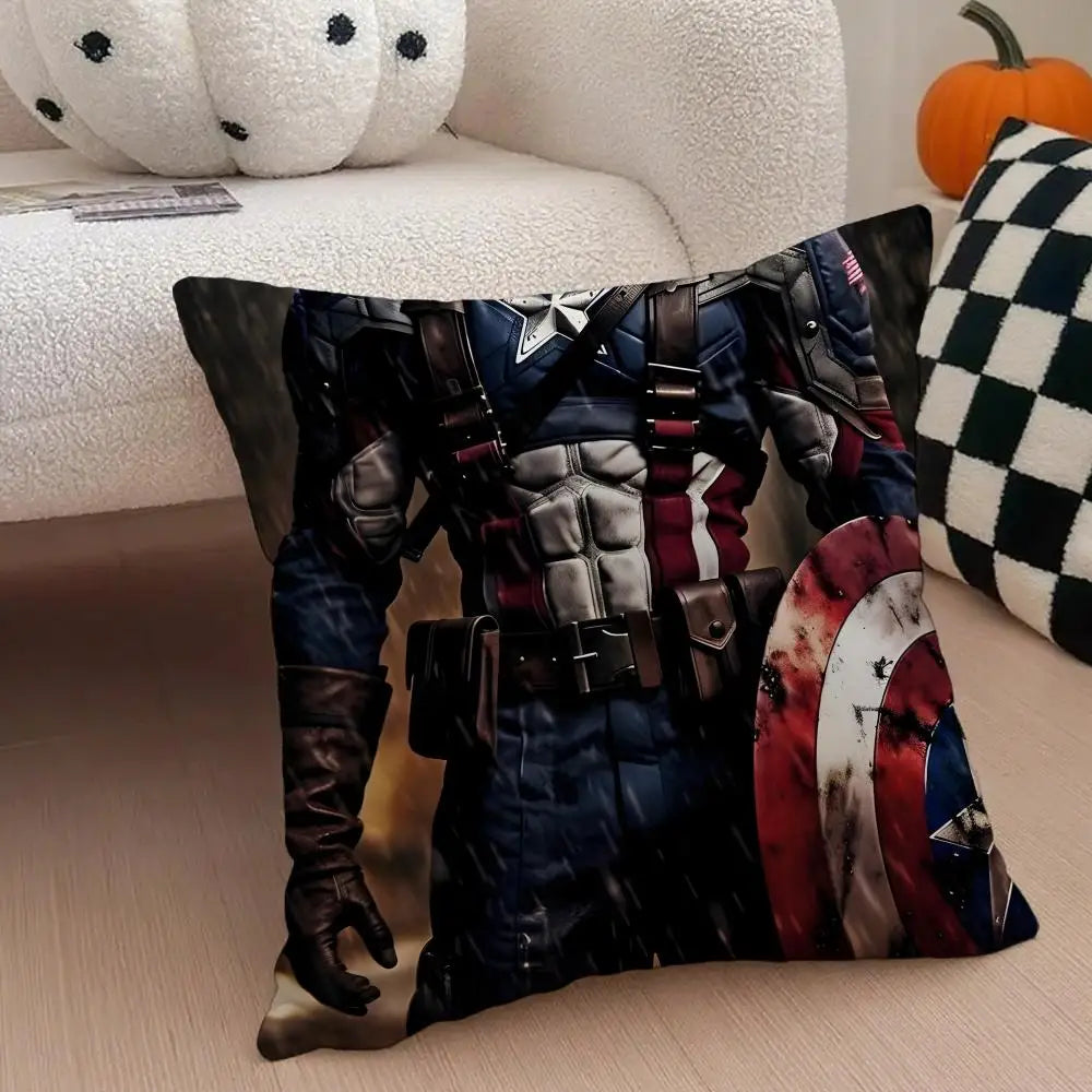 Poszewka na poduszkę Captain America – nocna sylwetka