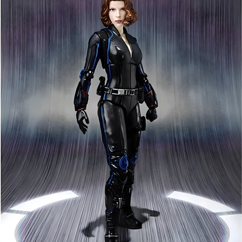 Figurka Marvel Legends Black Widow - realistyczny, świecący kombinezon