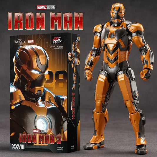 Figurka ZD Toys Iron Man MK28 Hot Rod – wariant w pudełku XXVIII