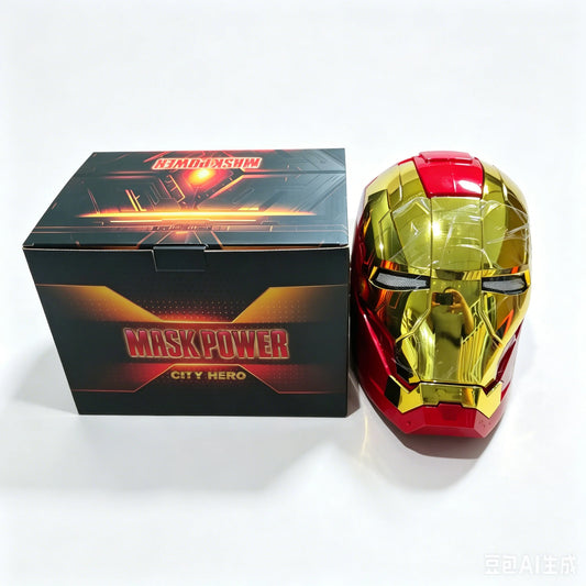 Maska Avengers Iron Man – elektryczny hełm sterowany głosem, czarny