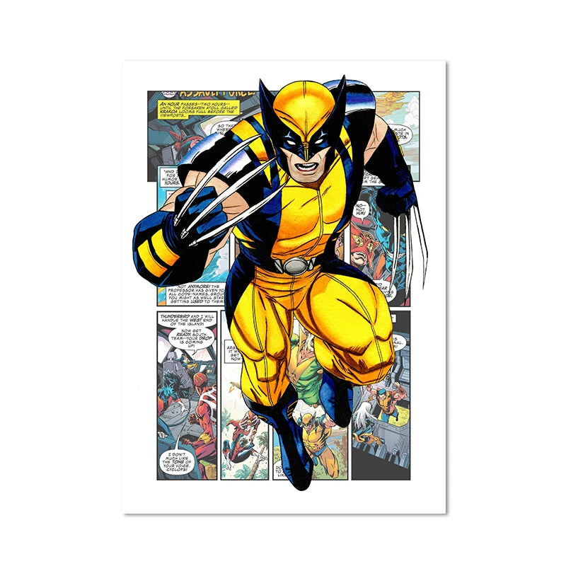 Plakat Wolverine – komiks