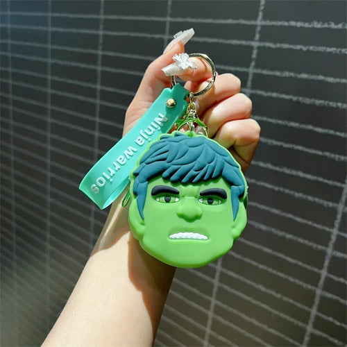 Silikonowy portfel Avengers Hulk – zielona twarz