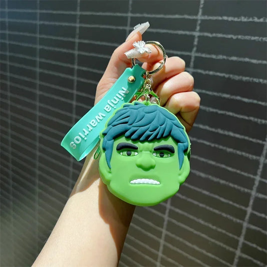 Silikonowy portfel Avengers Hulk – zielona twarz