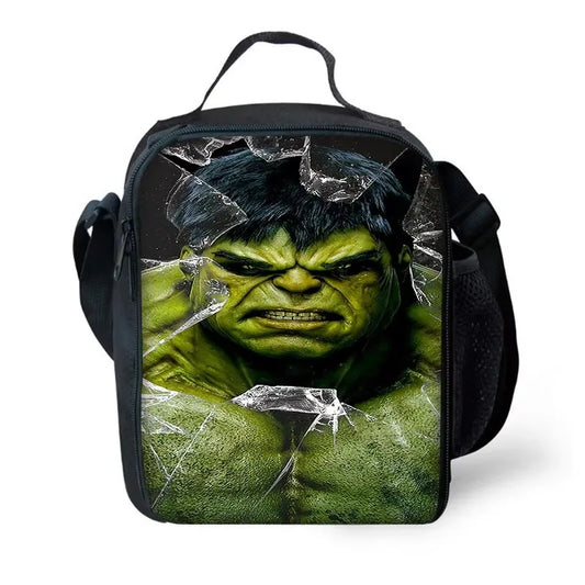 Dziecięca torba na lunch Hulk – efekt rozbitego szkła na twarzy