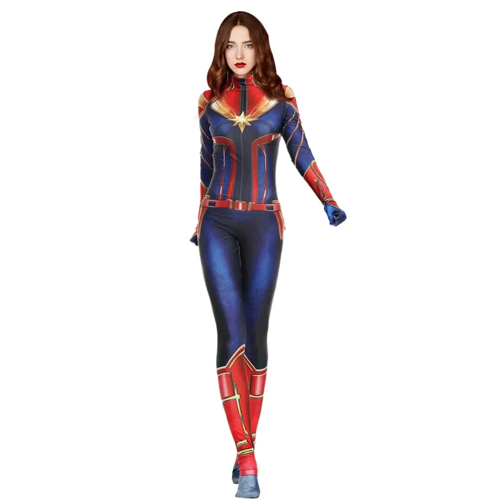 Kombinezon cosplayowy Captain Marvel – Carol Danvers, wariant 2