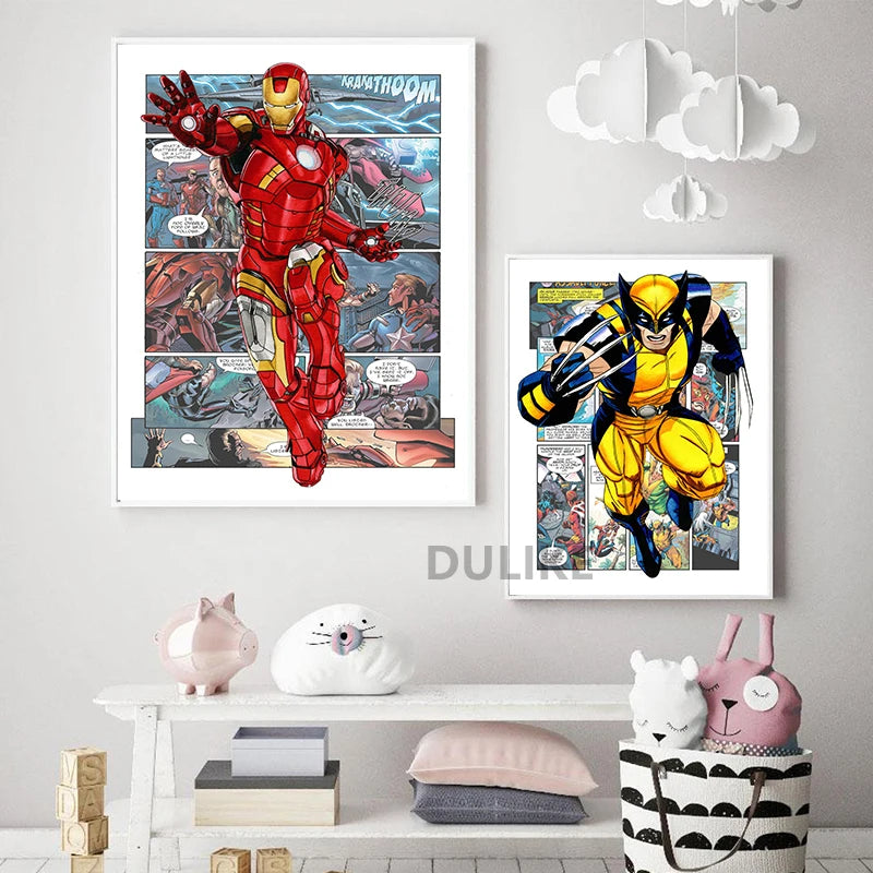 Plakat Captain America – komiks