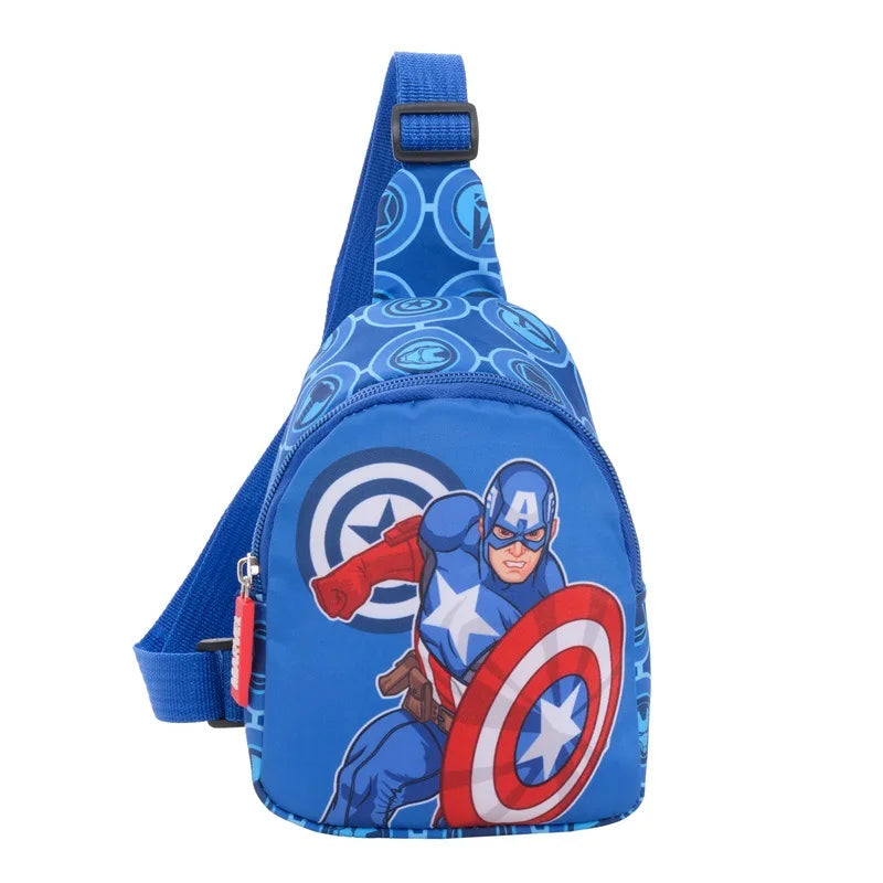 Plecak Avengers Kapitan Ameryka – dziecięca saszetka na piersi z hełmem