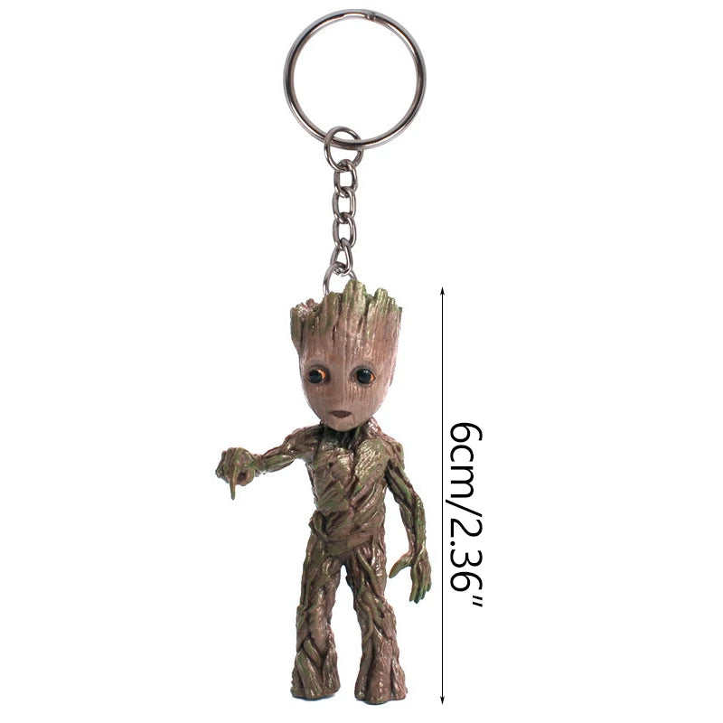 Brelok Baby Groot, figurka 3D - różne kostiumy, kolekcja