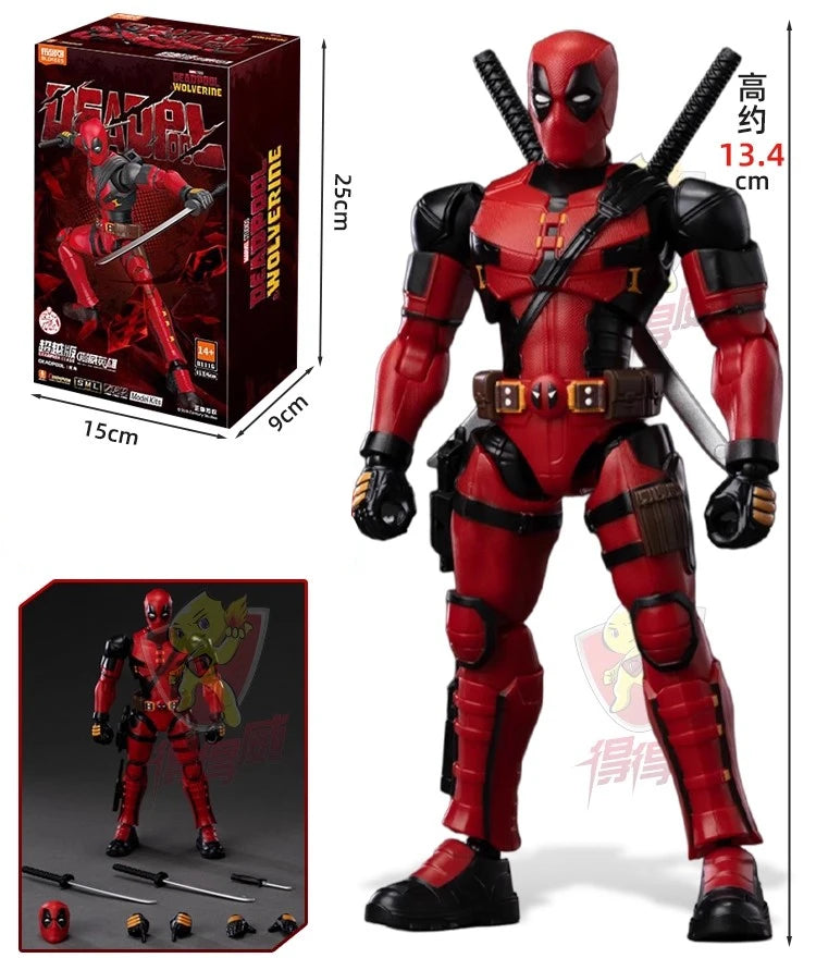 Ruchoma figurka Deadpoola z katanami – kolekcja X-Men