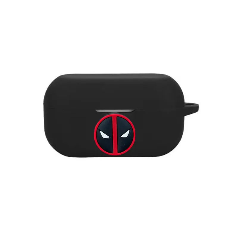 Etui na słuchawki Avengers Deadpool – Czarne logo