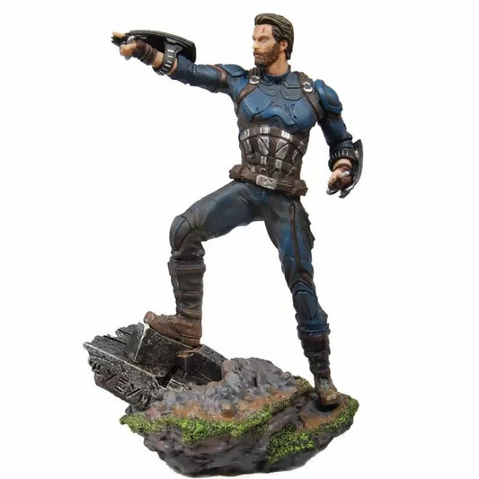 Figurka Avengers Captain America – Steve Rogers z wakandyjskimi tarczami